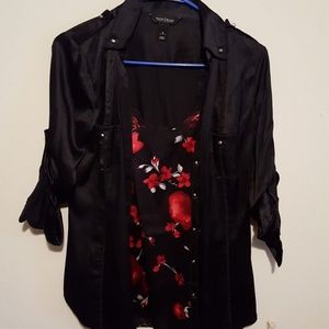 Floral cami with covering